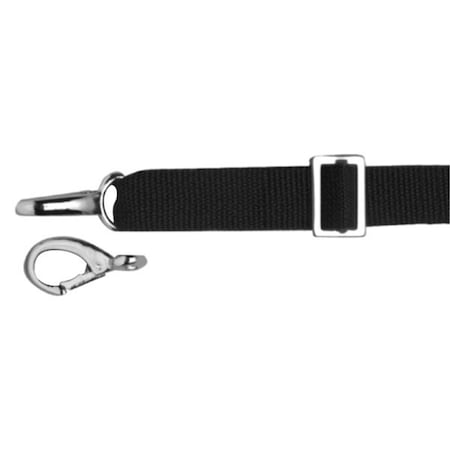 Orfebreria 62060 60 in. Black Polypropylene Hold-Down Bimini Top Straps with Single Snap Hook OR3020791